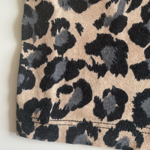 Animal Leopard Print Mini Skirt - Picture 2 of 4